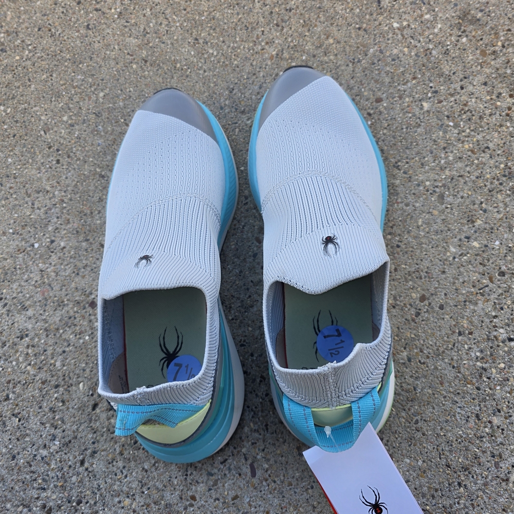 SPYDER Women's Gray and Blue Slip-On Sneakers Size 7.5 - Picture 9 of 11